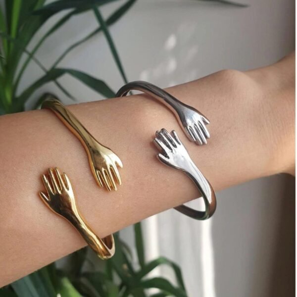 Love Hug Hand Cuff Bangle