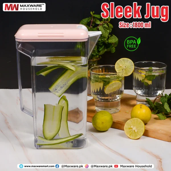 1800ml BPA Free Sleek Jug