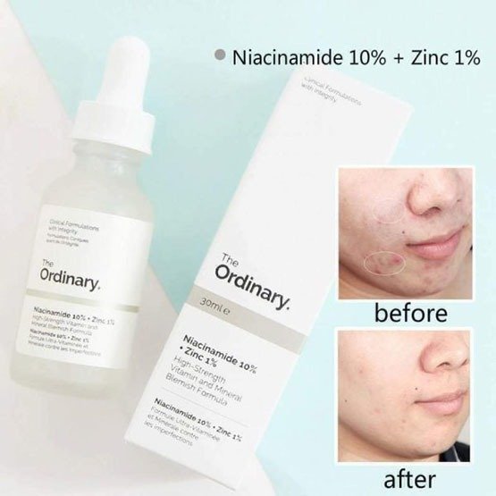 THE ORDINARY Niacinamide 10% + Zinc 1% 30ml with Bar Code