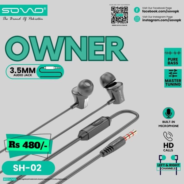 Original Sovo Owner HandsFree (SH-02)