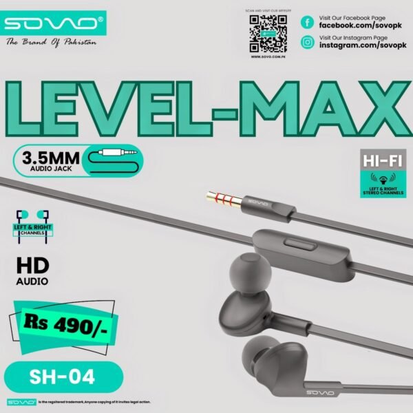 Original Sovo Level-Max HandsFree (SH-04)