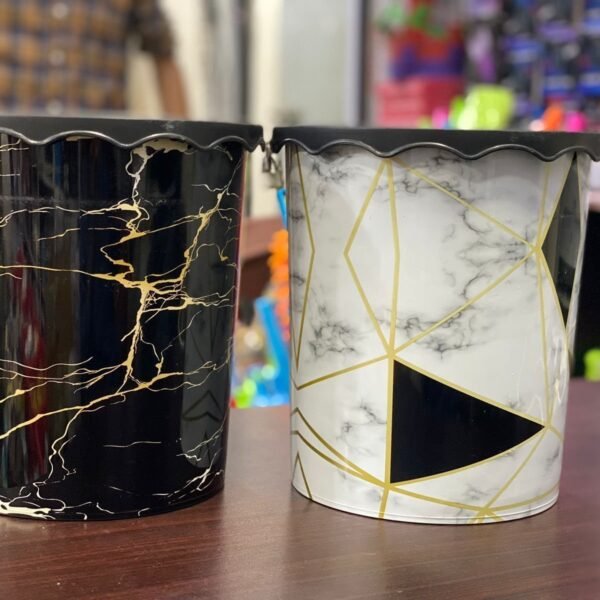 Marble Design Dust Bin (High Quality)(Random)