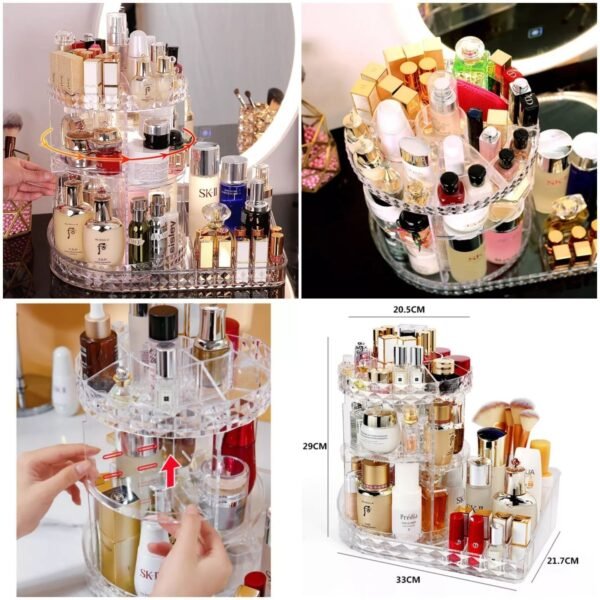 2 in1 360° Cosmetic Organizer (Box Packing)