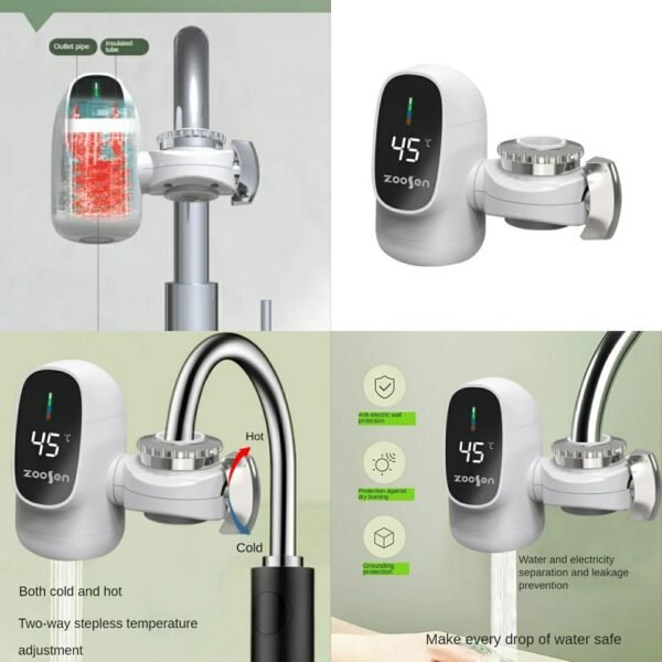 220V Easy Installation Electric Faucet (Leakage Protections)