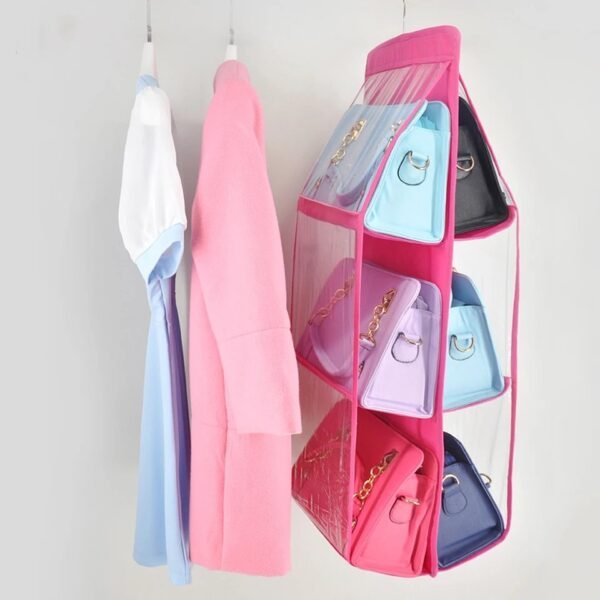 6-Pockets Handbag and Purse Organizer