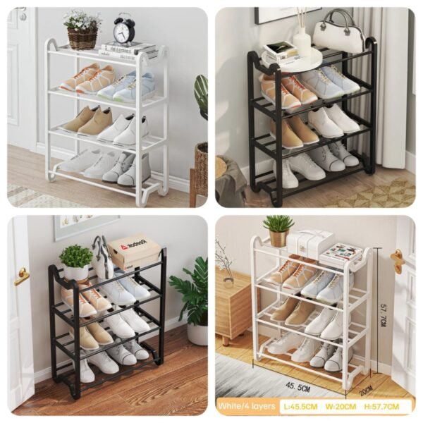 4Layer Simple Shoe Rack (Box Packing) Random Colours