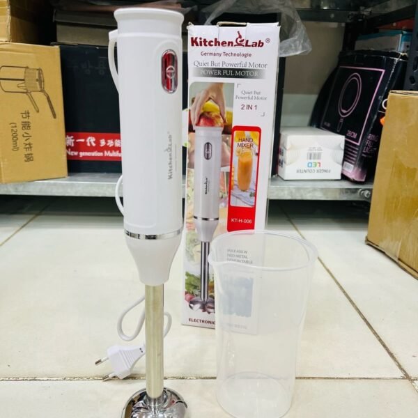 Heavy Duty KitchenLab Multipurpose Hand Blender with 700ml Cup (Imported China 🇨🇳)
