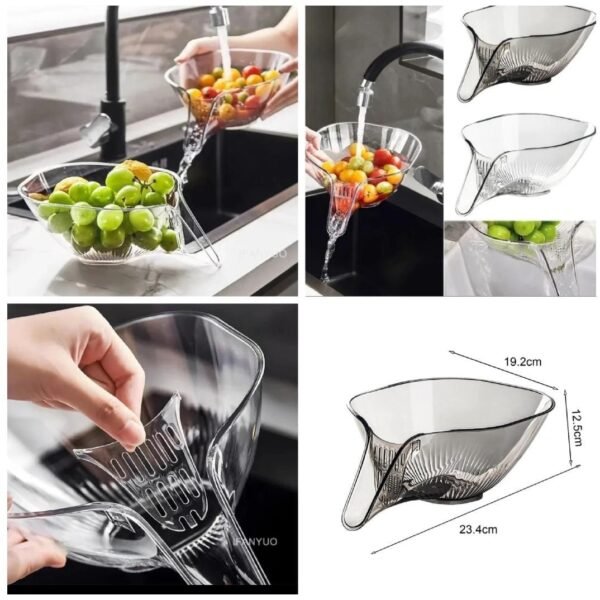 Multifunctional washing drain basket
