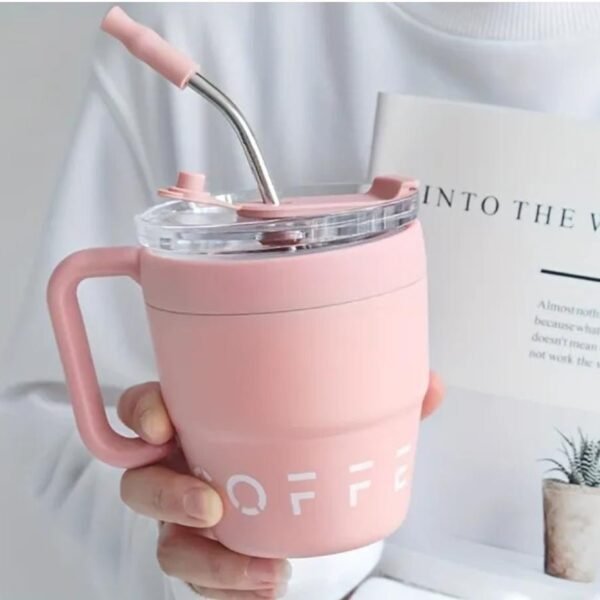 Coffe and Tea Sipper (Imported China 🇨🇳)(Available Colors Black,Off white,Pink,Green)