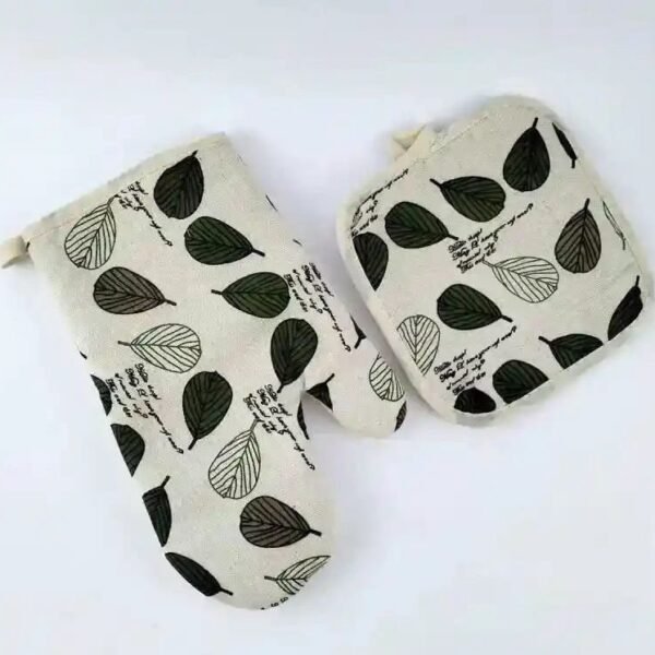 2Pc Insulated Gloves Heat Resistant