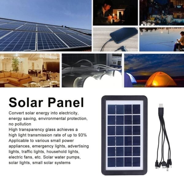 Outdoor Portable Solar Panel Power Generation System Multi-functional Power Supply Small Size Solar Panel