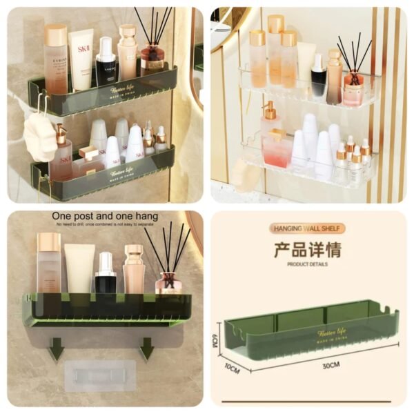 Acrylic Wall-Mounted Shlef (Box Packing) Each