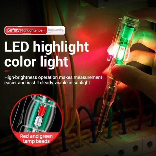 Highlight LED Test Pen (Voltmeter 24-250V)