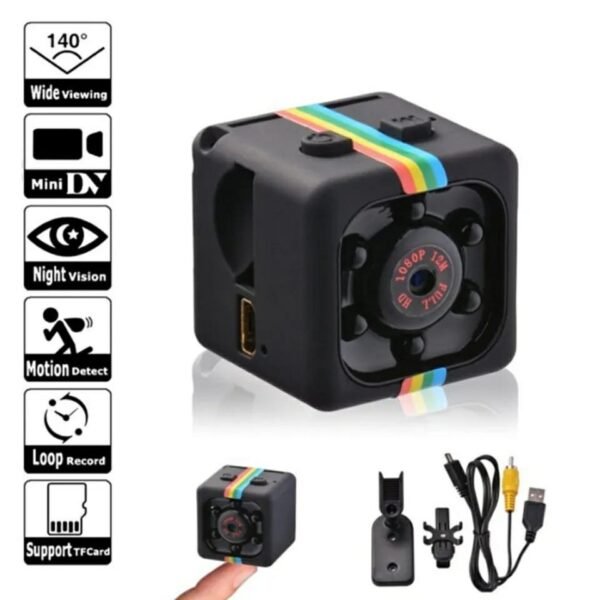 SQ11 1080P HD Mini Camera Smart Webcam IR Night Vision Card Direct Recording Surveillance IP