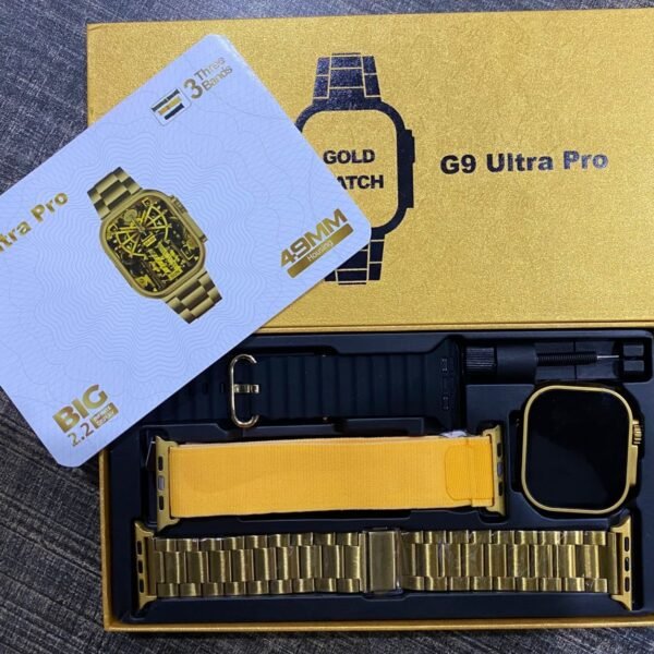 G9 Ultra Pro Smart Gold Watch