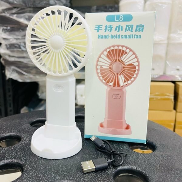 Heavy Quality Long throw Hand Fan with stand