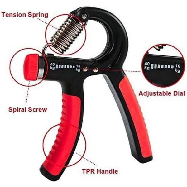 5-60KG Hand Trainer Gym Fitness Training Hand Grip Exerciser Wrist Forearm Strength Adjustable Heavy Arm Carpal Power Expander