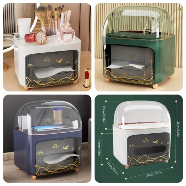 Cosmetic & Tissue Organizer Box Packing