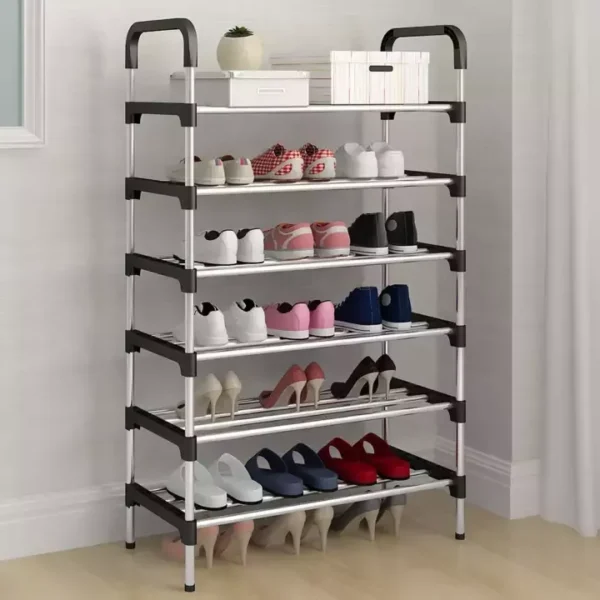 Attachable Aluminium 6Layer Shoes Rack (Box Packing)