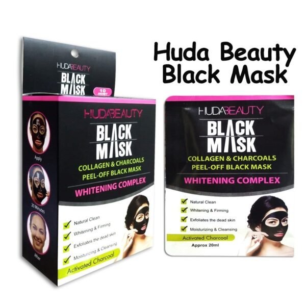Huda Beauty Black Mask Peel Off Pack Of 10