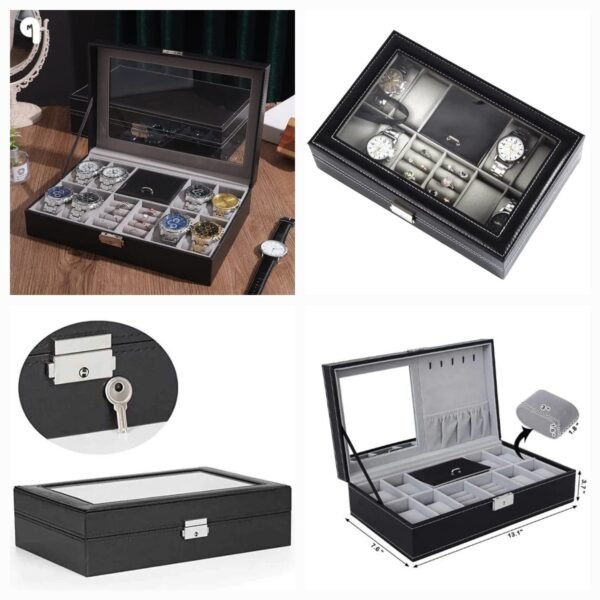 8Slot Watch + Ring Holder (Box Packing) Made in China 🇨🇳