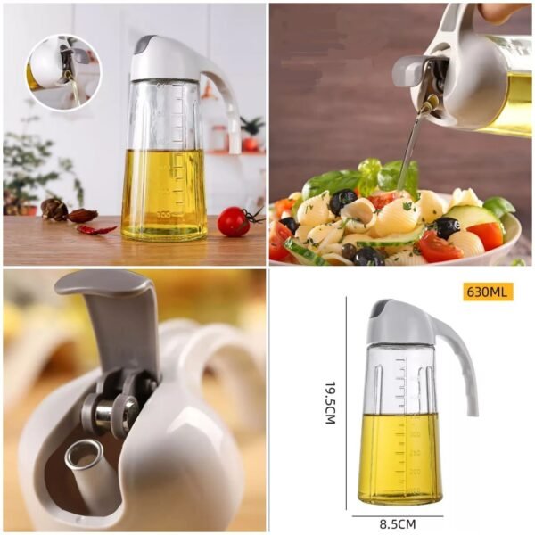 Glass Oil Jug 600ml