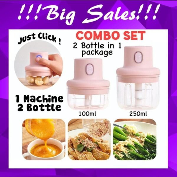 Recharge Double Bowl Electric Chopper