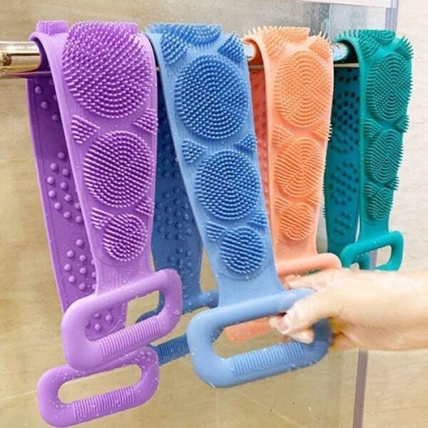 Silicon Body Scrubber Bath Belt 70cm
