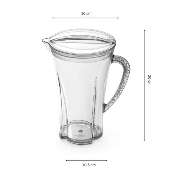 2L Crystal Flower Jug BPA Free