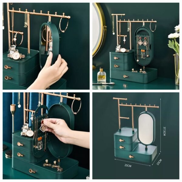 Jewelry Storage box Necklace earrings display organizer