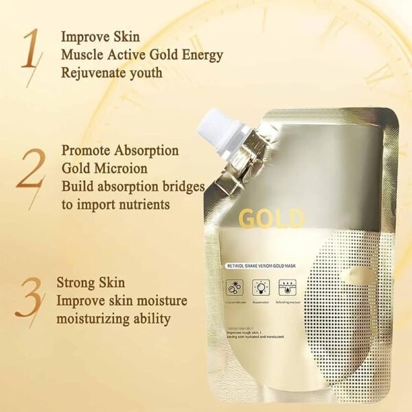 Golden Face Mask