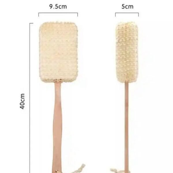 Cobra Bath Stick with Brush Long Handle Back Massage Scrubber