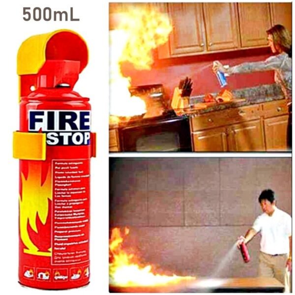 Foam Stop Fire 500Ml – Fire Stop – Fire Extinguisher – Portable Spray Safety