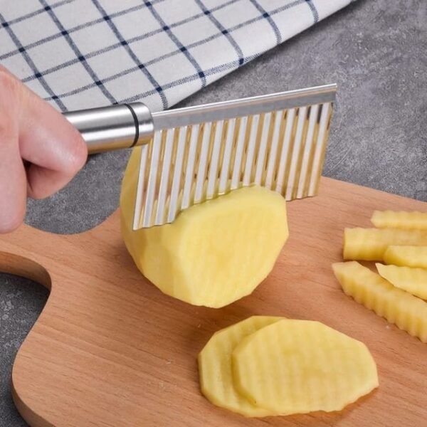 *STEEL POTATO WAVY / CURLY KNIFE