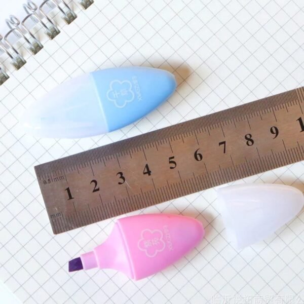 Pack Of 6 Newly Egg Shape Highlighter