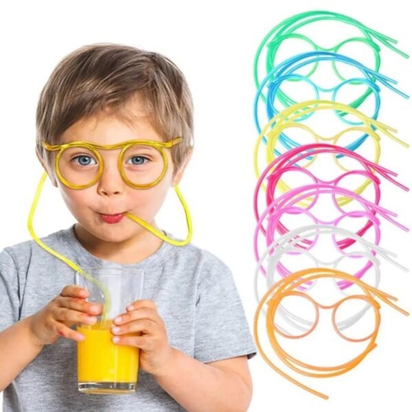 Funny Straw Glasses Shape