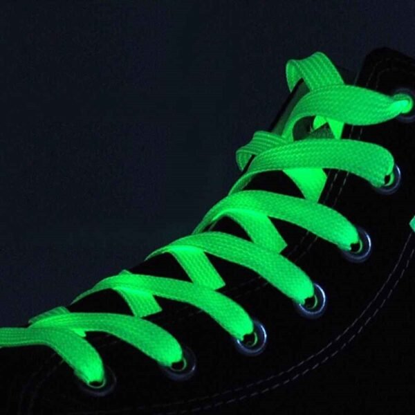 1pair Luminous Glow in The Dark Shoelaces For Boys & Girls