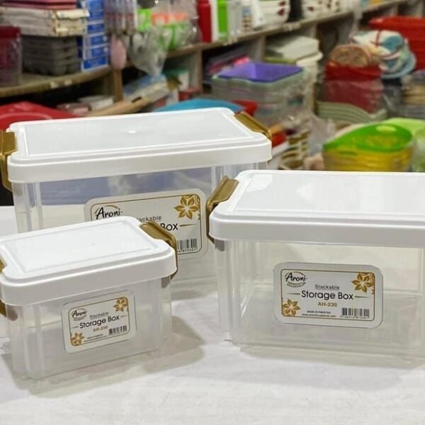 Pack of 3 Multipurpose Storage Box