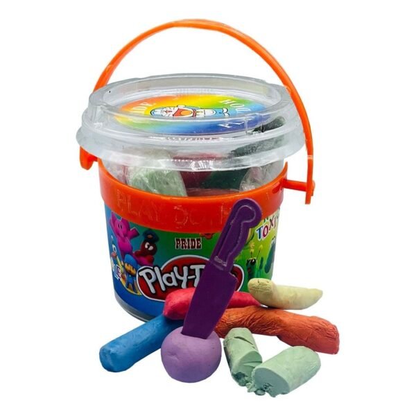 Multi Colors Play Doh Clay Balti Different Colors Play-Dough Sticks & Small Plastic knife Inside
