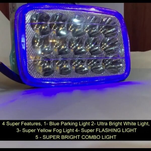 5 function 15 LED Headlight Beam All in One for bikes HID fog light