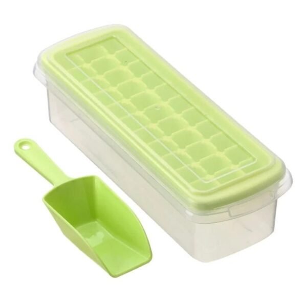 PressType Ice Cube Maker Ice Box Ice Mould Double Layer Creative Ice Storage Box Quick Ice Maker Ice Trays for Freezer With Lid
