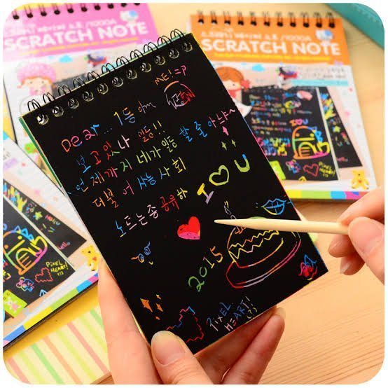 DIY Scratch Book