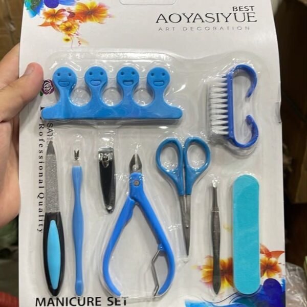 Nine Pcs Manicure Set (Hot Selling Product)