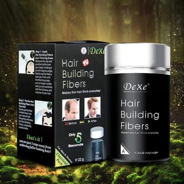 HAIR BUILDING FIBER MAKE THIN HAIR THICK EVERYDAY