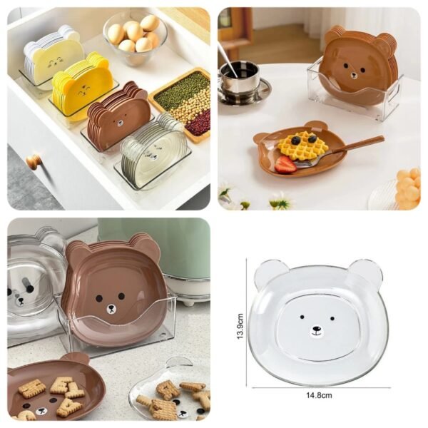 8pcs Bear Snack Plate Set (Made in China 🇨🇳)
