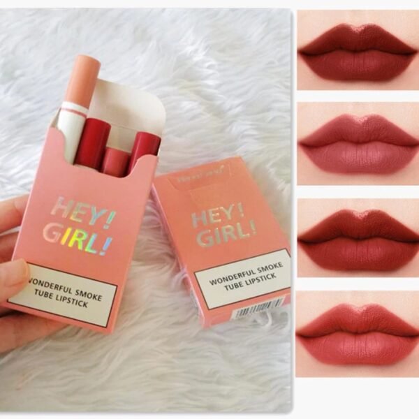 4Pcs/Set HeyGirl Lipstick