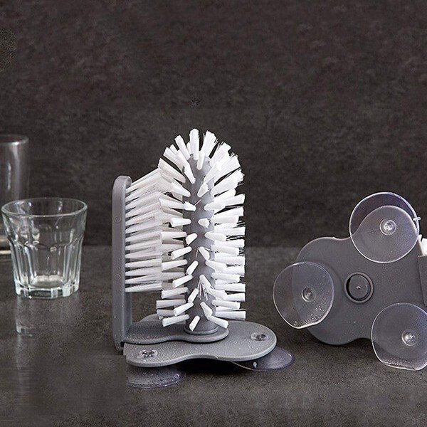 IN-SINK Dual Brush Glass Scrubber