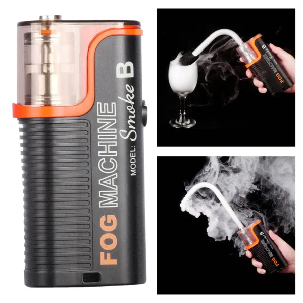 LENSGO SMOKE B Portable Hand-Held Fog Machine – 40W Fog Generator for Creative Effects