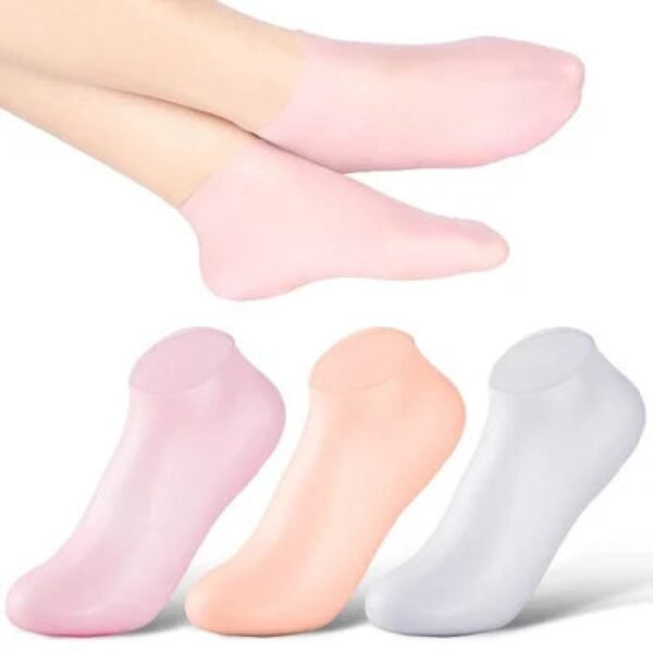 SILICONE MOISTURIZING SOCKS PREMIUM QUALITY WITH BOX