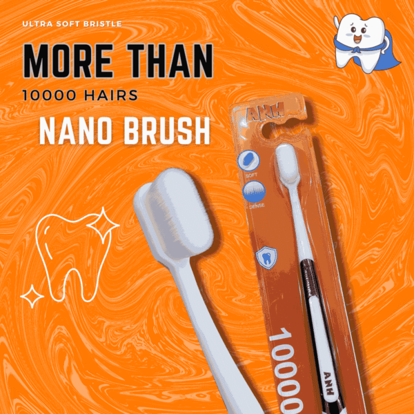 ANH Soft Micro-Nano Manual Toothbrush with Extra Soft Bristles